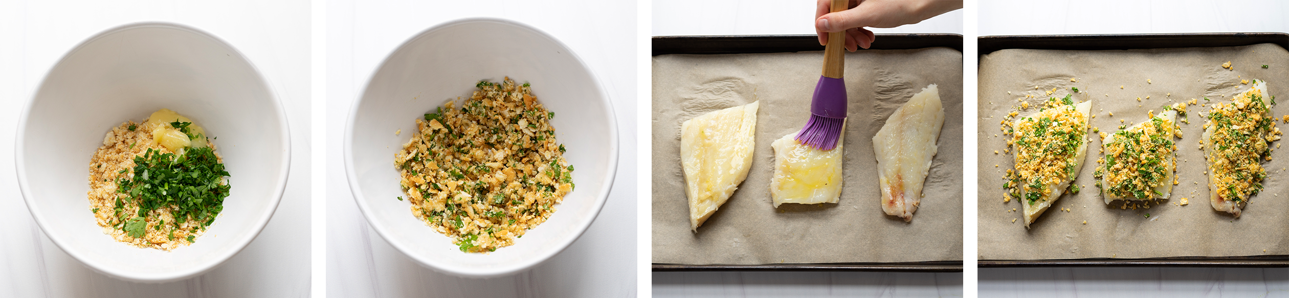 Ritz cracker crusted cod